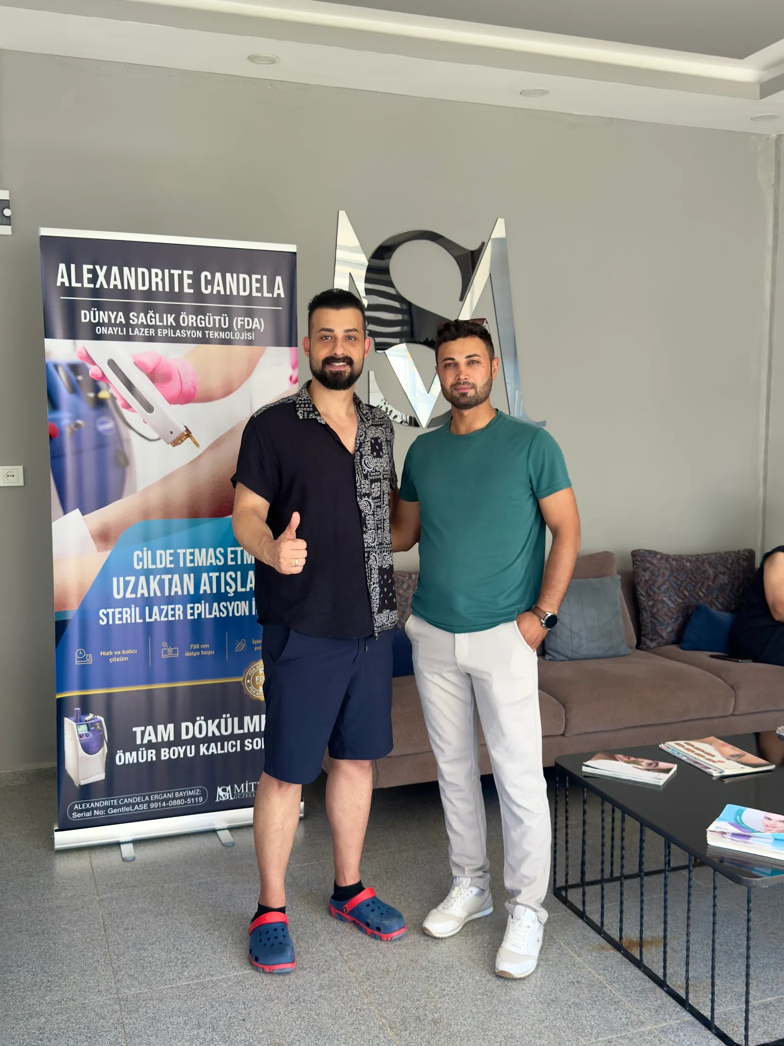 Mithras Güzellik ekibi, Alexandrite Candela lazer epilasyon